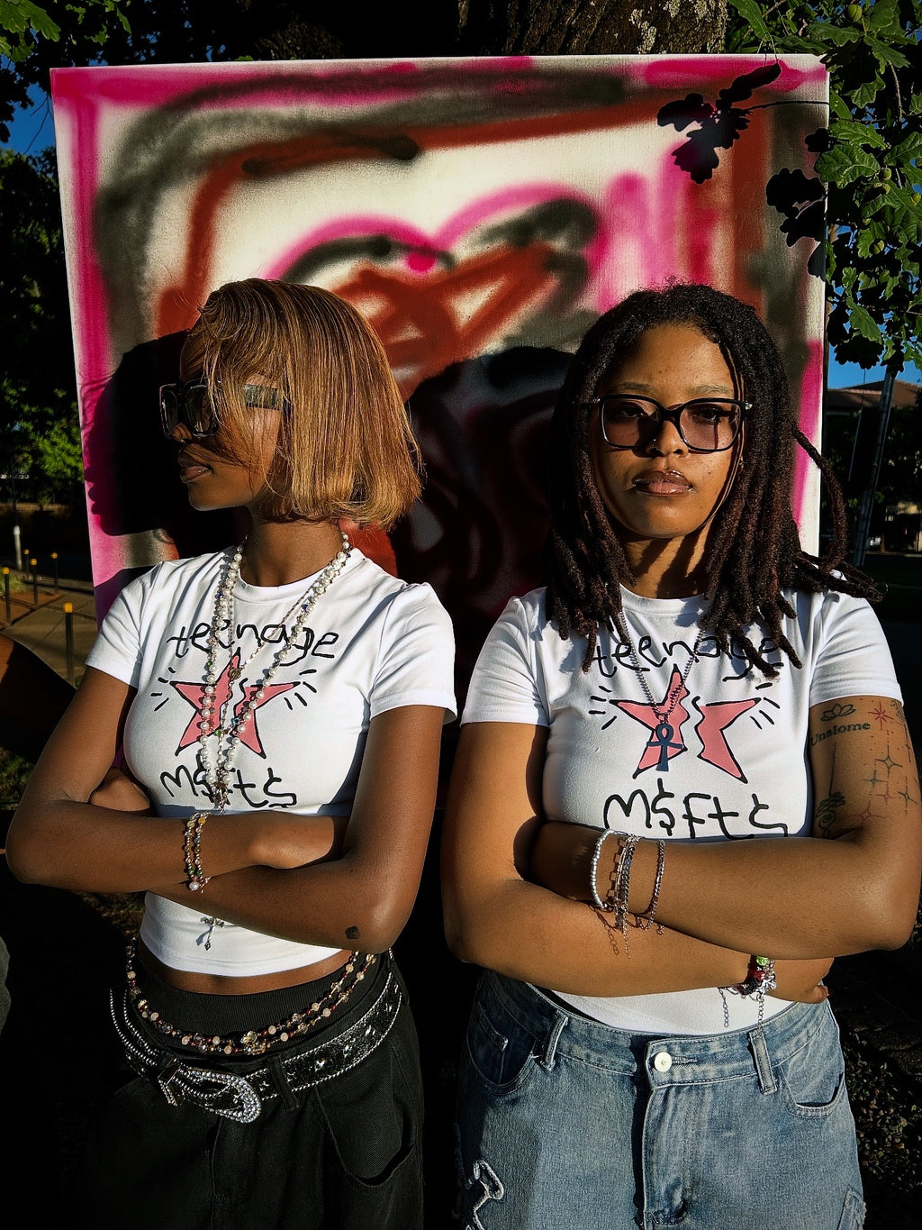 Broken star slim fit T-shirt