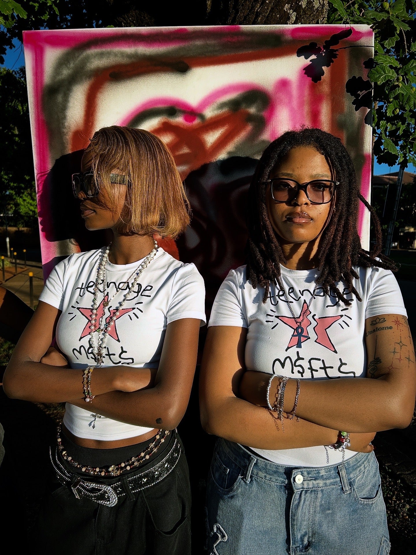 Broken star slim fit T-shirt