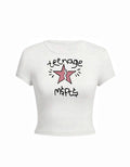Broken star slim fit T-shirt