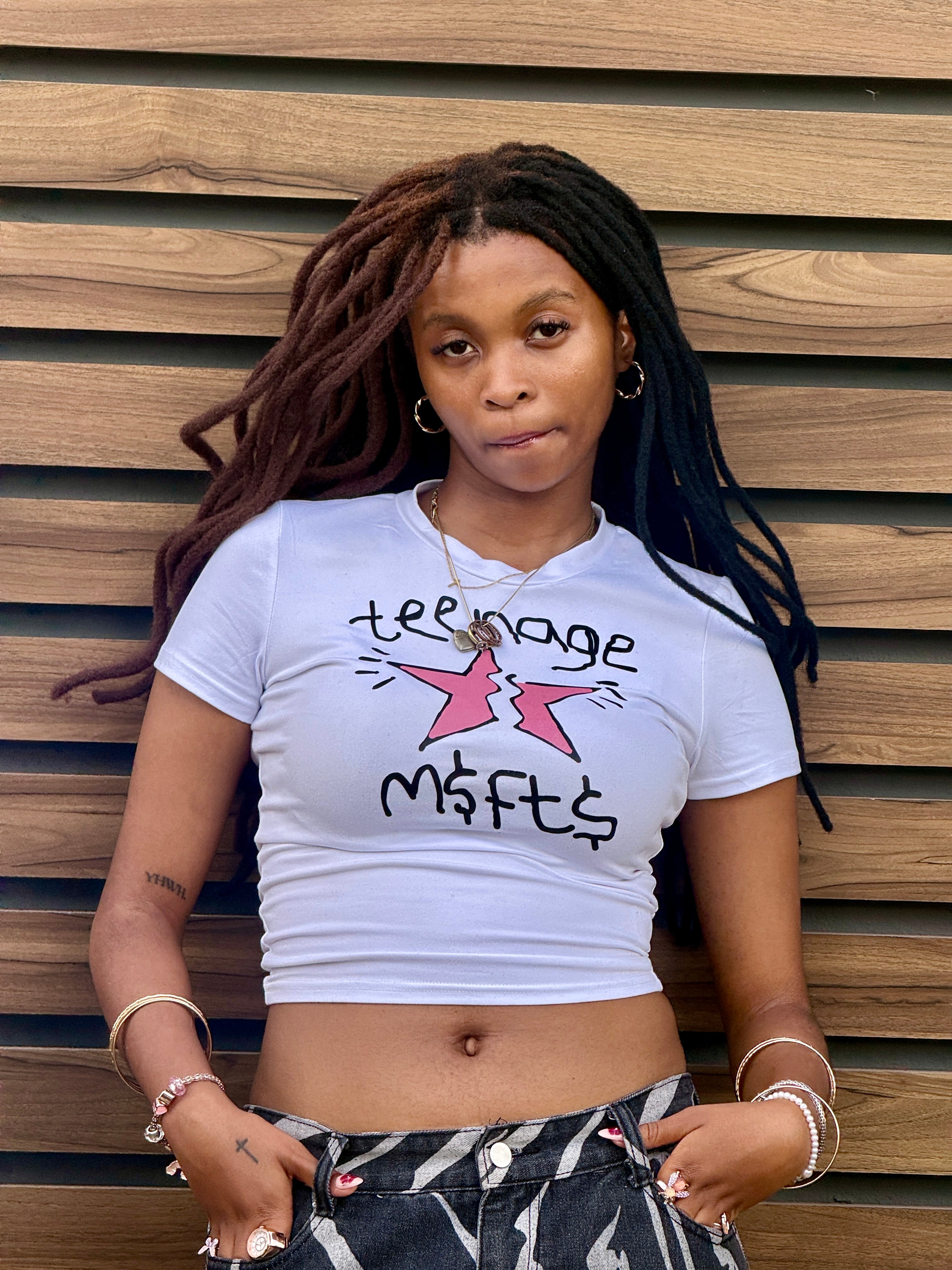 Broken star slim fit T-shirt